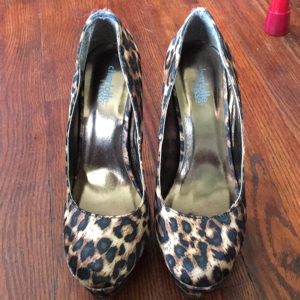 Leopard heels - Picture 2 of 3